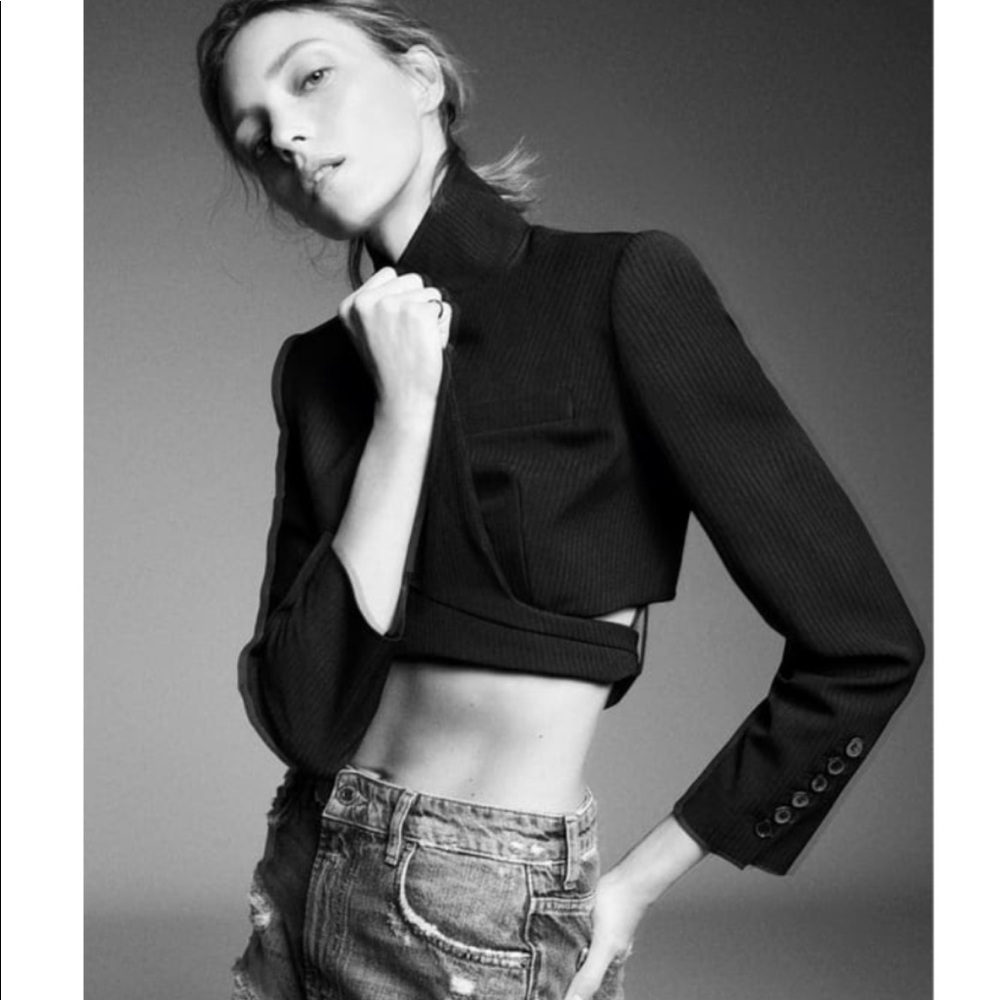 Zara Cropped Blazer Limited Edition